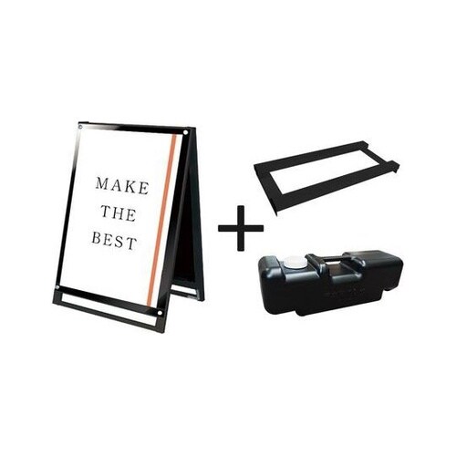 ブラックポスター用スタンド看板マグネジ
