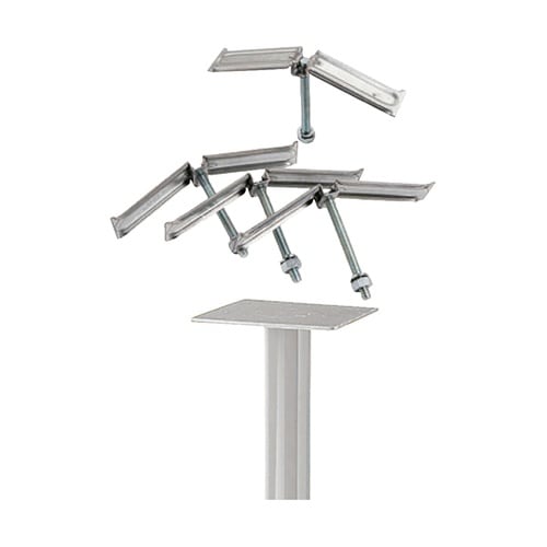 垂直固定用取付金具(デッキプレート専用金