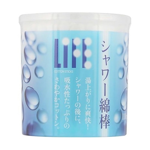 ライフ シャワー綿棒 1ケース(110本