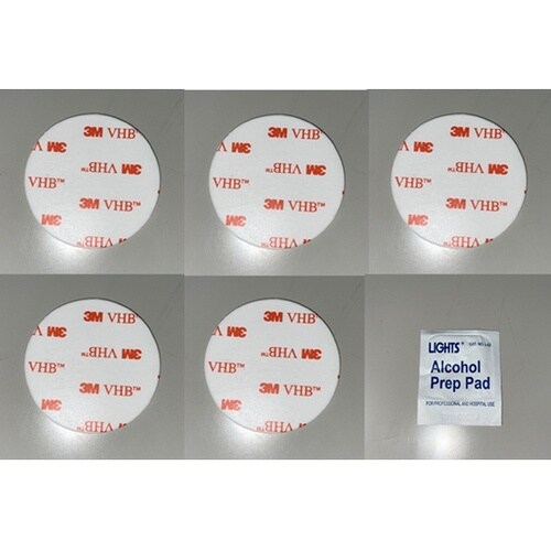 接着パッド 白Φ50 5枚入りパック L