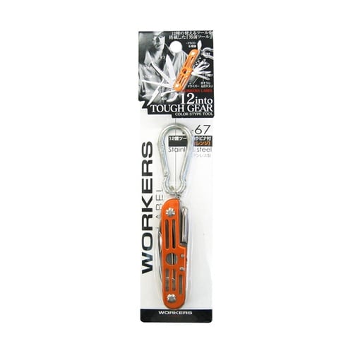 WL 12徳ツールカラビナ付 橙 L−6