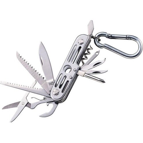 WL 12徳ツール カラビナ付 銀 L−