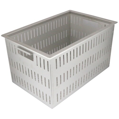 18−8軽量ステンレスコンテナ底面高通気