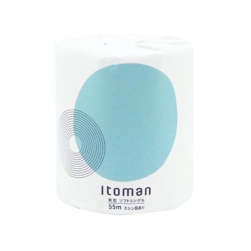 トイレットペーパー 55mシングル 1ロ