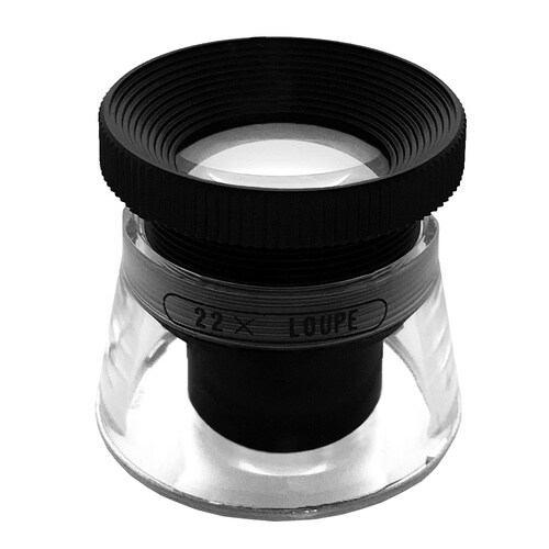 デスク型 ファインルーペ 22x (目盛