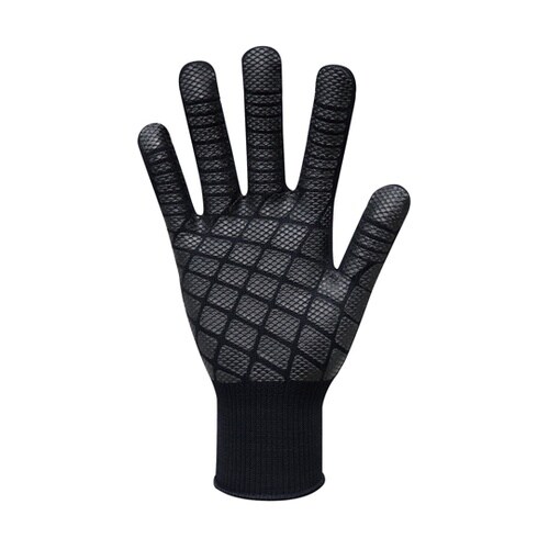 スベリ止め手袋 QT3S−黒 S 3双組