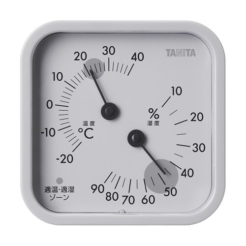 温湿度計 ウォームグレー TD−587−