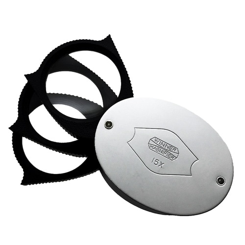 No.296 繰出し型 メタル梨地小判型