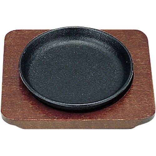 (S)ミニステーキ皿 丸型 13cm