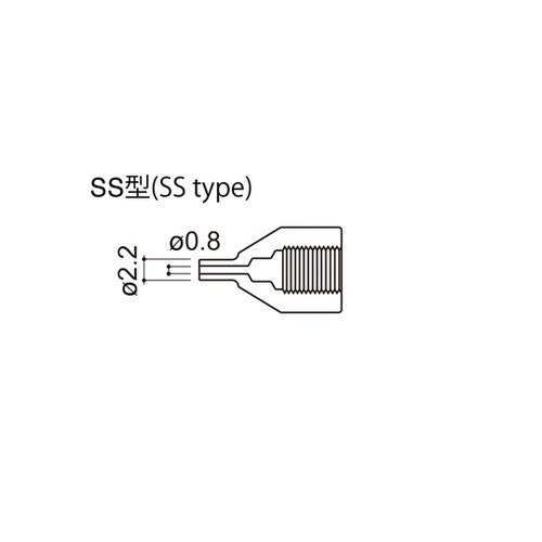 ノズル 0.8mm SS型 815/81