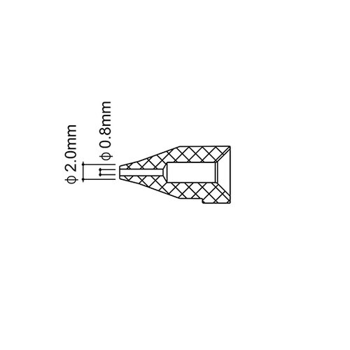 ノズル 0.8mm S型 FR−300用