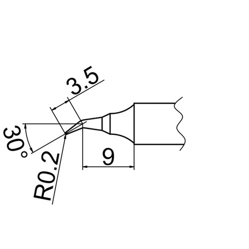 こて先 0.2J型(RSB型)T20シリ