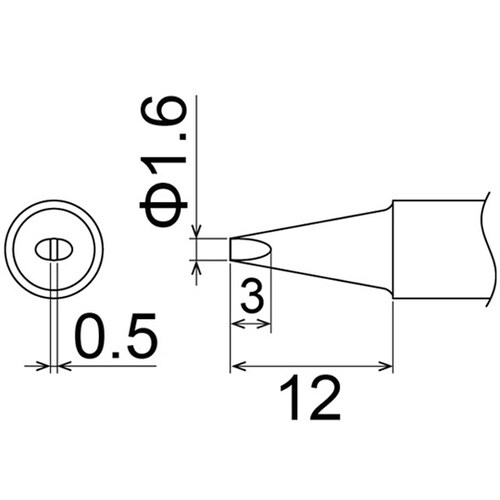 こて先 1.6D型 T22シリーズ