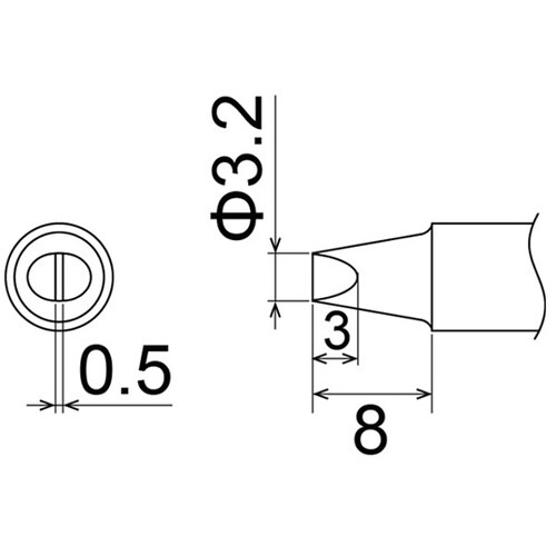 こて先 3.2D型 T22シリーズ