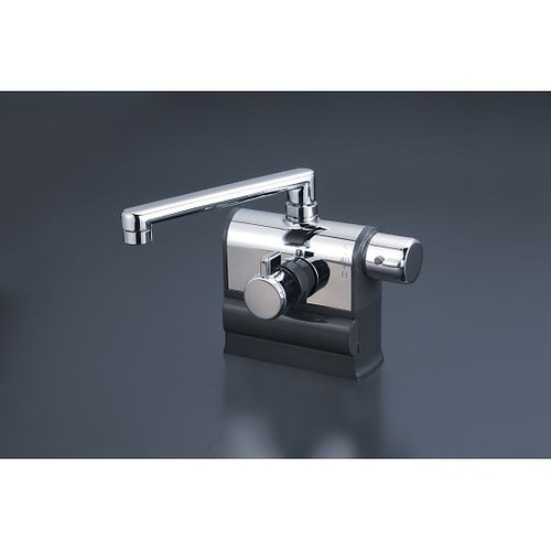 デッキサーモ混合栓 右 可変ピッチ KM