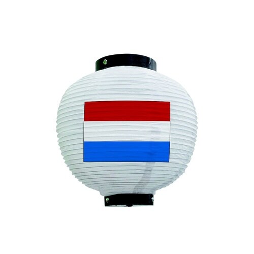 フルカラー提灯 オランダ 八寸丸 白 5