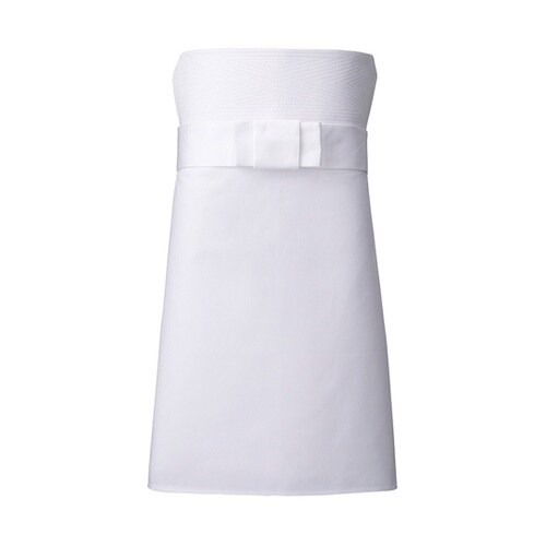 ミドル丈 調理前掛け ホワイト F A3