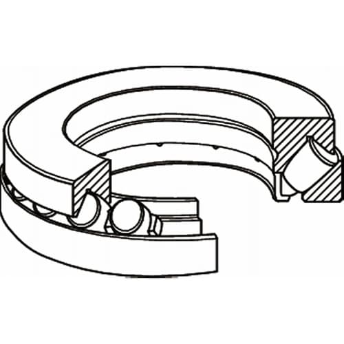 日本精工(NSK) スラスト自動調心ころ