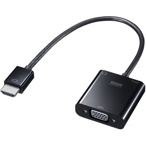 HDMI−VGA変換アダプタ(オーディオ