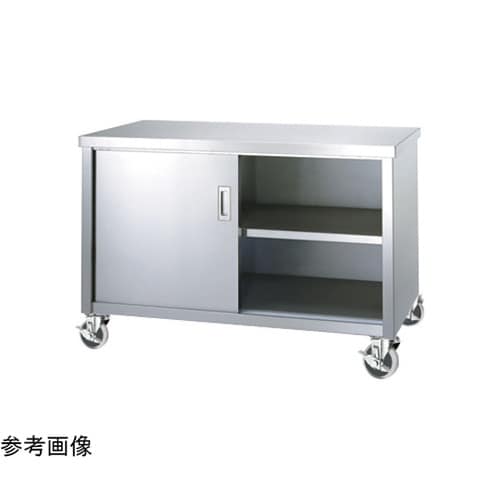 ステンレス作業台(片面扉)E−PU100