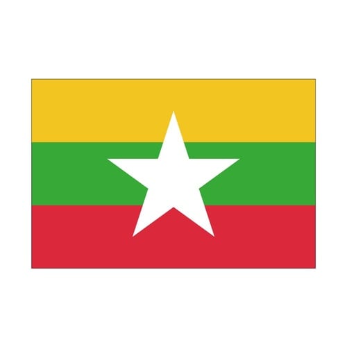 ビッグフラッグ小 国旗 ミャンマー 小(