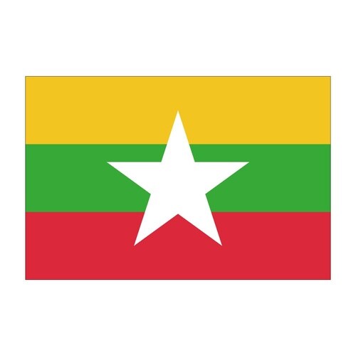 ビッグフラッグ大 国旗 ミャンマー 大(