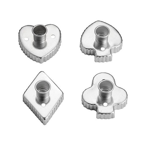 アルミ #2クッキー抜型(4ヶ入)