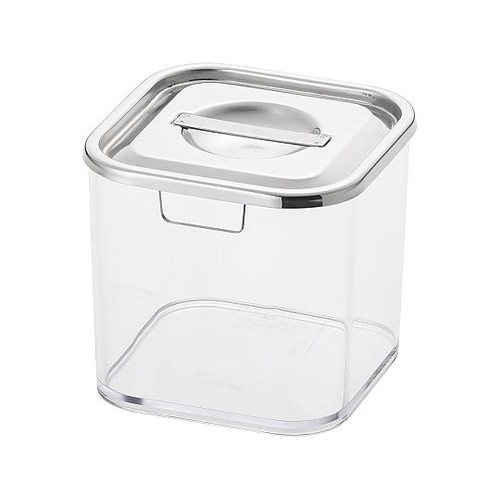 UK 薬味入れ 角キッチンポット蓋仕様