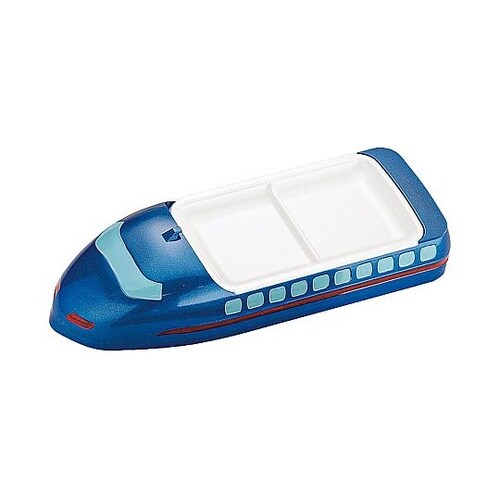 お子様ランチ皿 ニュー新幹線 ブルー