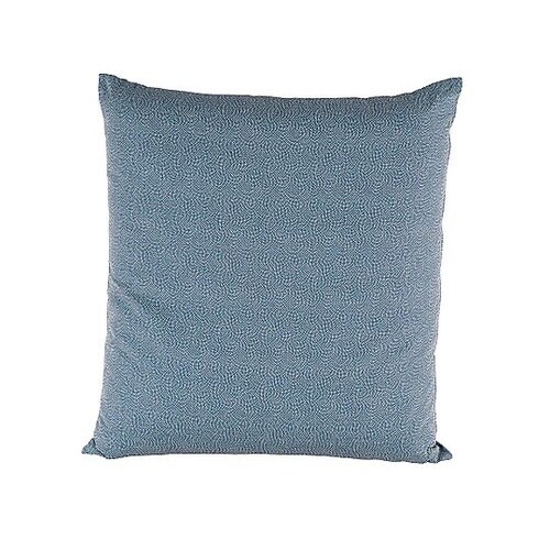 綿 座布団 さめ小紋 紺 460×460