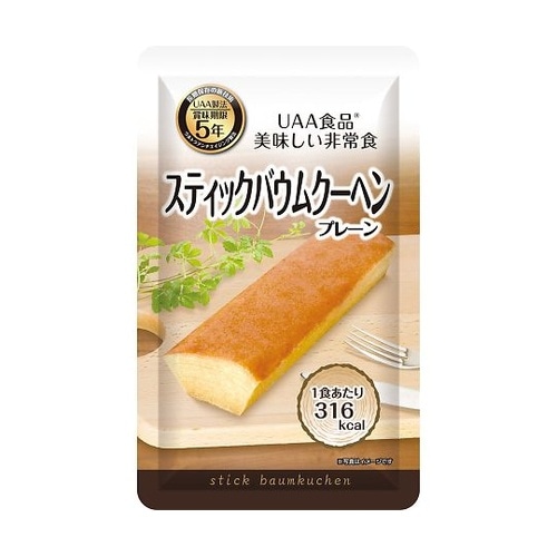UAA食品美味しい非常食 スティックバウ