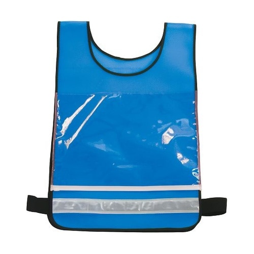 差し替え式ベスト ブルー