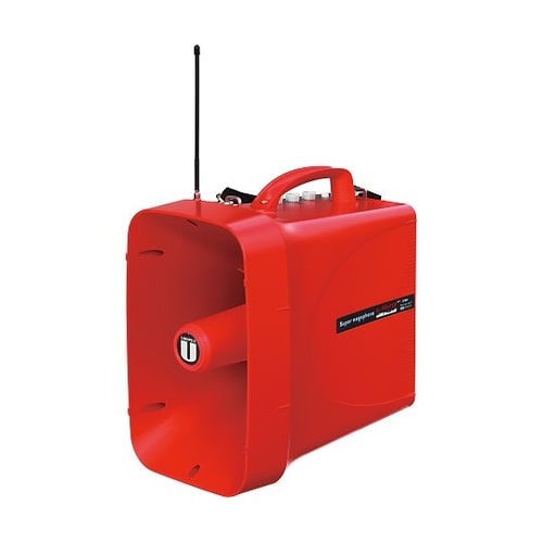 防滴スーパーワイヤレスメガホン 赤 サイ