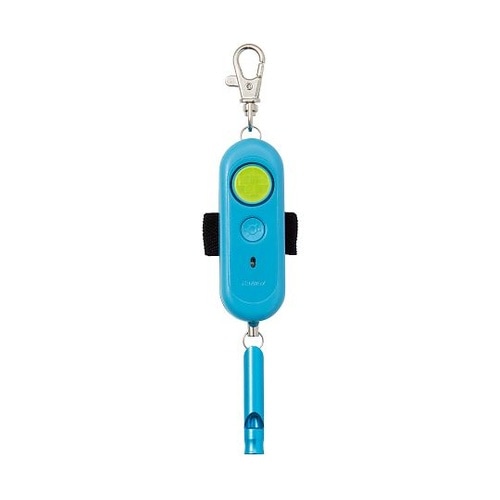 電池切れお知らせライト付防犯ブザー ブル