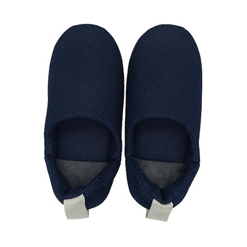 履きやすく脱げにくいスリッパ Lネイビー