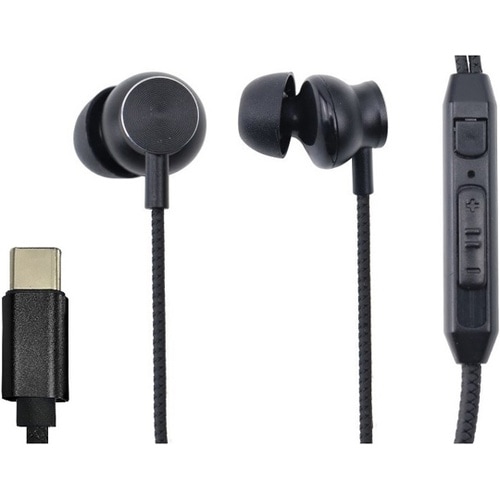 有線イヤホン TypeC ブラック 20
