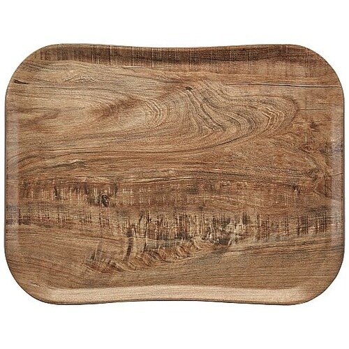 センチュリー ウッド調トレイ ライトオリ