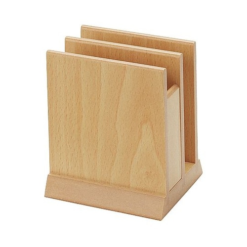 シンビ 木目柄メニュー&ナフキンスタンド