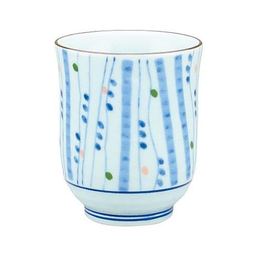 アルセラム強化食器 色点十草湯呑 EC1