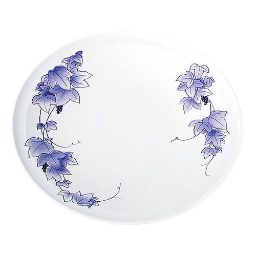 プラ容器 高台皿(5枚入)尺1 ぶどう