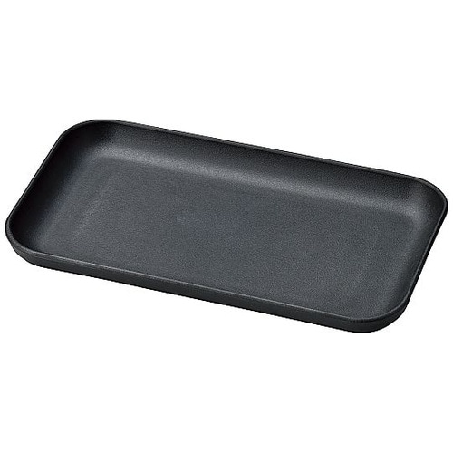 耐熱角皿 大 黒 14×24×H2.5c