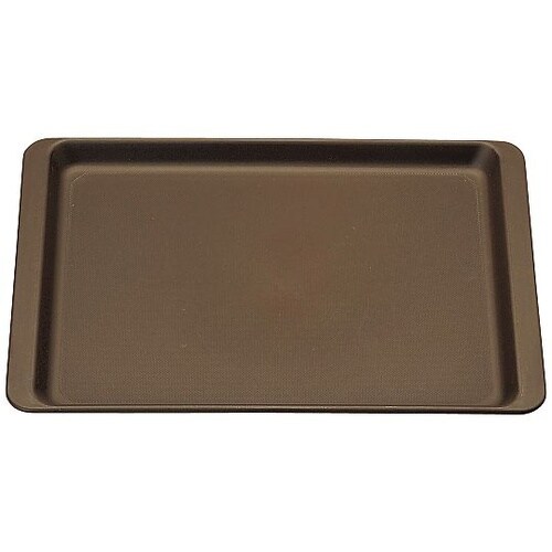 PP 長角盆 390×273 ブラウン