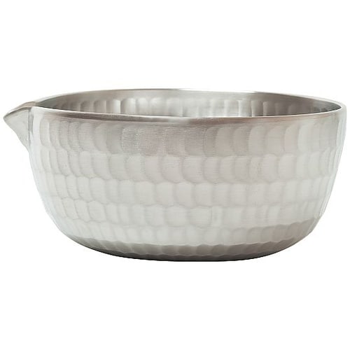 アルミ 槌目 片口やっとこ鍋 2.8寸