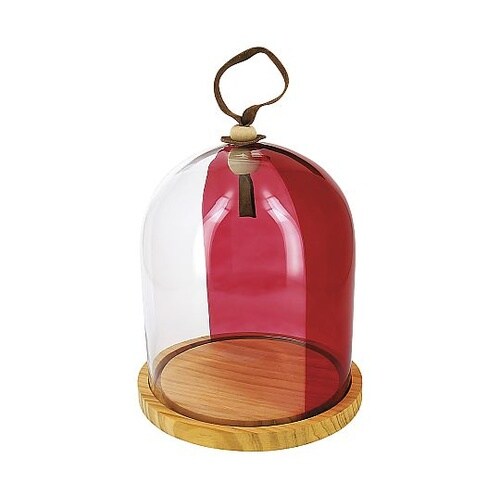 タッチ ツートーンカラーガラスドーム 木