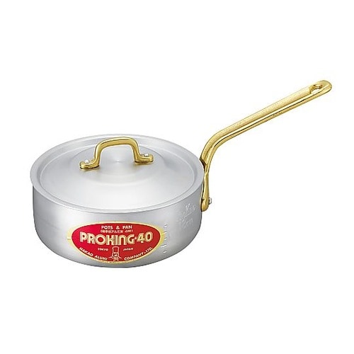 プロキング アルミ 浅型 片手鍋(目盛付