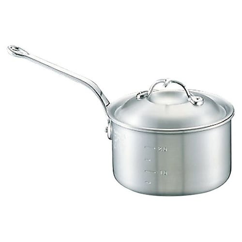 ニューキング アルミ 深型 片手鍋(目盛