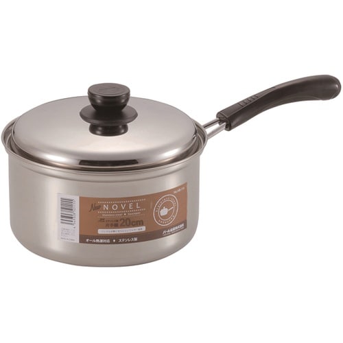 NEWノヴェル ステンレス製片手鍋20c