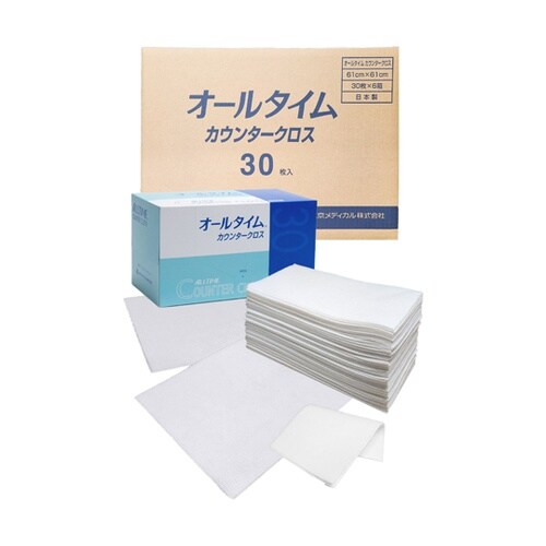 カウンタークロス 厚口大判 ホワイト 1