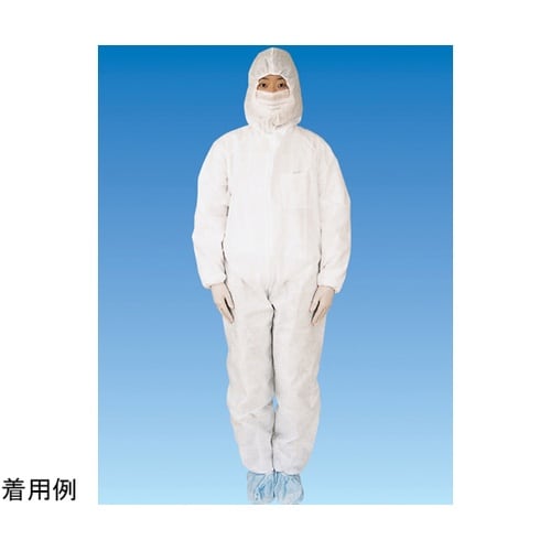 保護服 ホワイト L 1ケース(30枚入