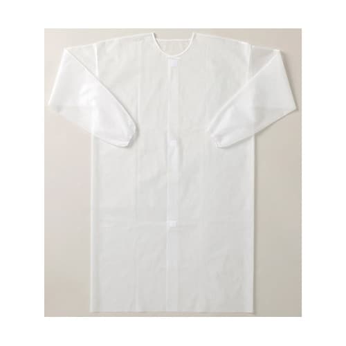 白衣(面ファスナー) 1ケース(10枚×